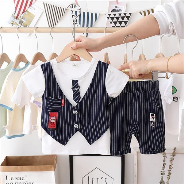 formal kids clothes toddler boys clothing set baby boy clothing shirt tie set summer baby suit shirt + pants wedding party, White
formal kids clothes toddler boys clothing set baby boy clothing shirt tie set summer baby suit shirt + pants wedding party, White