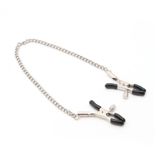 1 clamps toys chains metal flirt pair toys nipples clips clips for games couples 30cm nipple nipple for women c18112701
1 clamps toys chains metal flirt pair toys nipples clips clips for games couples 30cm nipple nipple for women c18112701