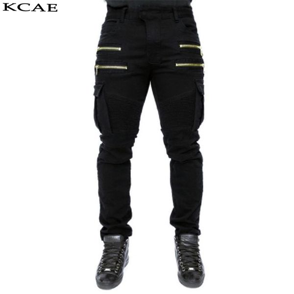 men jeans 2016 new clothing denim biker men skinny jeans runway distressed slim elastic hiphop washed black, Blue
men jeans 2016 new clothing denim biker men skinny jeans runway distressed slim elastic hiphop washed black, Blue
