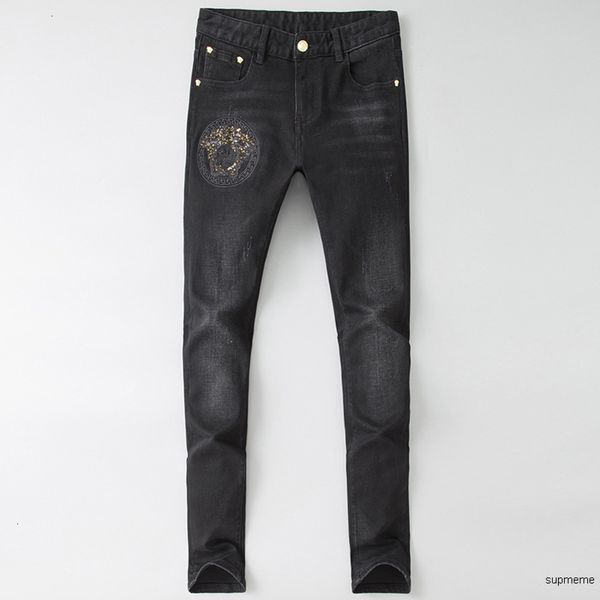 mens designer fit new arrival fashion men's wear original design men jeans perfect quality trousers straight trousers loosenutmt, Blue
mens designer fit new arrival fashion men's wear original design men jeans perfect quality trousers straight trousers loosenutmt, Blue