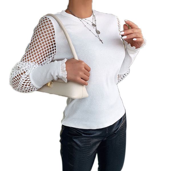 womens and blouses elegant ladies long sleeve loose casual blouse jumper pullover tunic tee mesh sheer shirt party, White
womens and blouses elegant ladies long sleeve loose casual blouse jumper pullover tunic tee mesh sheer shirt party, White