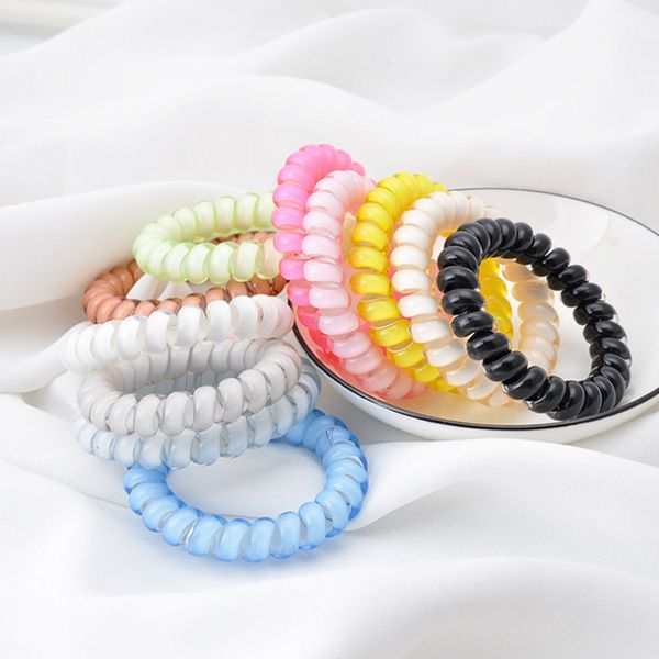candy color ponytail holder for lady elastic hairbands telephone cord ring rope women headbands hair accessories, Golden;silver
candy color ponytail holder for lady elastic hairbands telephone cord ring rope women headbands hair accessories, Golden;silver