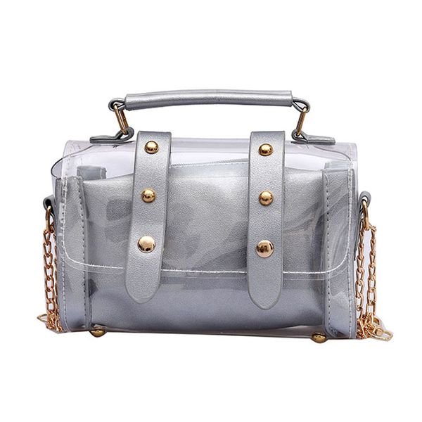 fashion female transparent rivet bags chain shoulder bag jelly small crossbody bag composite messenger bags
fashion female transparent rivet bags chain shoulder bag jelly small crossbody bag composite messenger bags