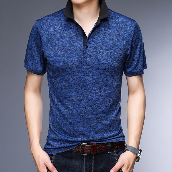 2020 men's summer new short-sleeved t-shirt youth thin lapel solid color short-sleeved t-shirt, White;black
2020 men's summer new short-sleeved t-shirt youth thin lapel solid color short-sleeved t-shirt, White;black