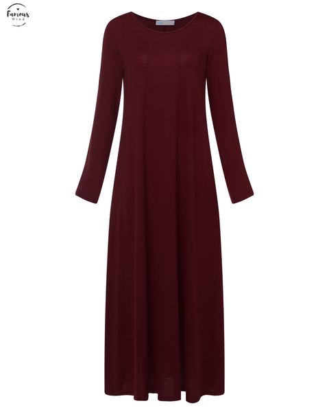 plus size women solid dress o neck long sleeve maxi long party dresses casual dresses casual loose pockets bodycon dress 2019, Black;gray
plus size women solid dress o neck long sleeve maxi long party dresses casual dresses casual loose pockets bodycon dress 2019, Black;gray