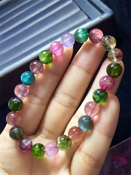 8mm natural tourmaline bracelet crystal cat eye effect clear round bead tourmaline stretch woman lady bracelet, Black
8mm natural tourmaline bracelet crystal cat eye effect clear round bead tourmaline stretch woman lady bracelet, Black
