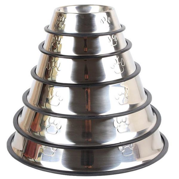 pet dog bowl stainless steel with footprints cat dog bowl outdoor water dispenser plate feeding pet supplies a complete set
pet dog bowl stainless steel with footprints cat dog bowl outdoor water dispenser plate feeding pet supplies a complete set