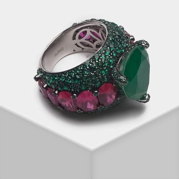 amorita boutique 925 silver green water drop full drill design fashion shiny ring, Golden;silver
amorita boutique 925 silver green water drop full drill design fashion shiny ring, Golden;silver