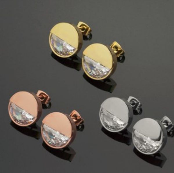 new classic design cz stone 3 colors women jewelry stainless steel extravagant ear studs lovers earrings wholesale, Golden;silver
new classic design cz stone 3 colors women jewelry stainless steel extravagant ear studs lovers earrings wholesale, Golden;silver