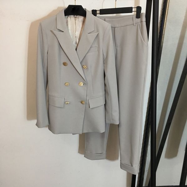 6.1 fashion office ladies double breasted suit slim new 2pcs blazer pants suits casual business work sets, White;black
6.1 fashion office ladies double breasted suit slim new 2pcs blazer pants suits casual business work sets, White;black