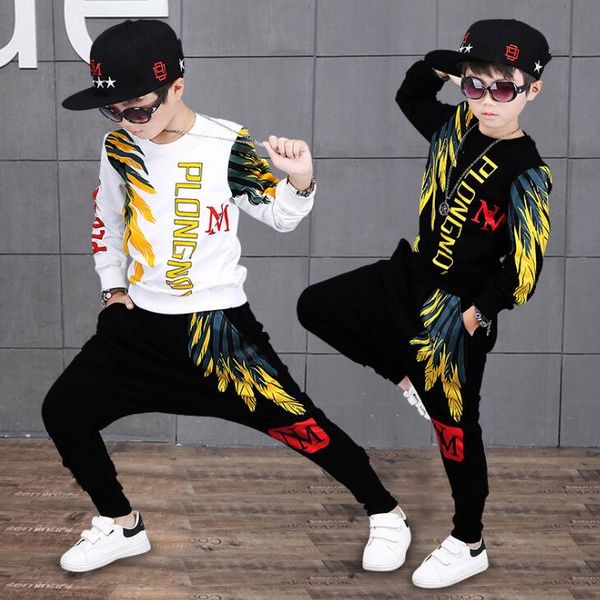 autumn fashion girls boys clothing sets long sleeve feather print hoodies tracksuits 2pcs children clothes for 8 10 12 14 years, White
autumn fashion girls boys clothing sets long sleeve feather print hoodies tracksuits 2pcs children clothes for 8 10 12 14 years, White