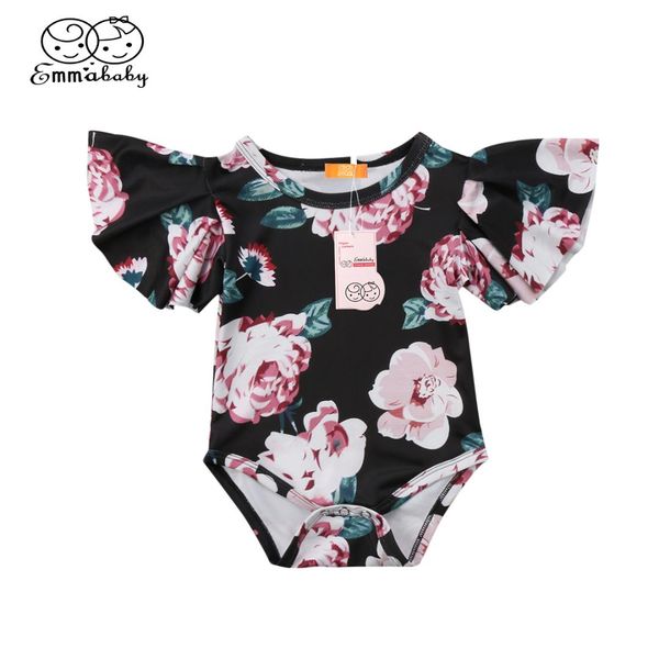 2018 sumemr floral print clothes infant kids toddler baby girls cotton flare ruffles sleeve bodysuits jumpsuit outfits clothes, Blue
2018 sumemr floral print clothes infant kids toddler baby girls cotton flare ruffles sleeve bodysuits jumpsuit outfits clothes, Blue