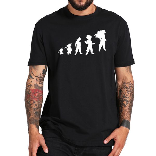 eu size 100% cotton monkey human evolution famous anime graphic print gift for youth soft breathable fashion t-shirt, White;black
eu size 100% cotton monkey human evolution famous anime graphic print gift for youth soft breathable fashion t-shirt, White;black