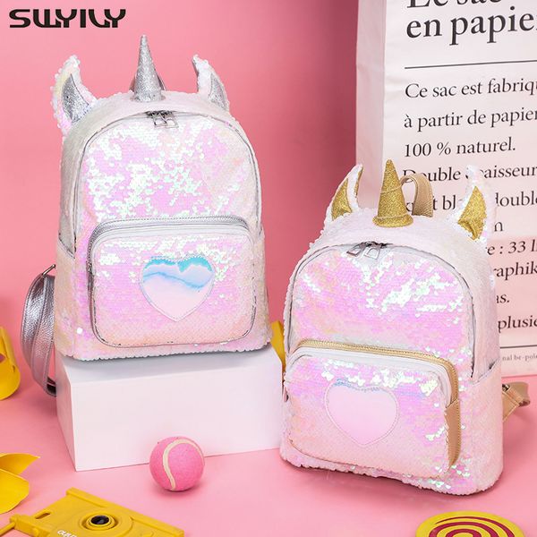 swyivy backpack with sequins 2019 new fashion unicorn backpacks korean-style cute students bag gold/silver travel bags zipper
swyivy backpack with sequins 2019 new fashion unicorn backpacks korean-style cute students bag gold/silver travel bags zipper