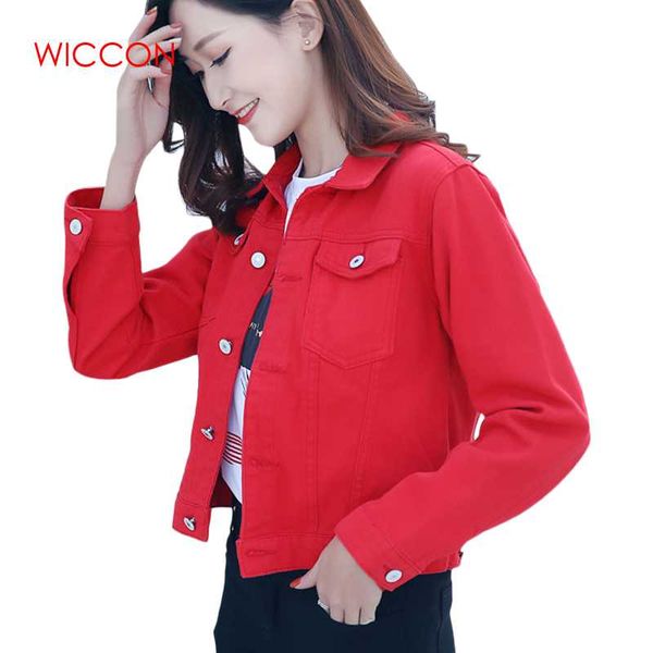 2019 spring wear 5 colors autumn women casual jeans jacket short jeans overcoat ladies jackets turn down collar denim jacket, Black;brown
2019 spring wear 5 colors autumn women casual jeans jacket short jeans overcoat ladies jackets turn down collar denim jacket, Black;brown