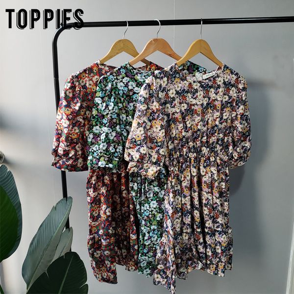 fashion bloosm printing mini dress back zipper summer dresses womens short sleeve elastic waist vestidos, Black;gray
fashion bloosm printing mini dress back zipper summer dresses womens short sleeve elastic waist vestidos, Black;gray