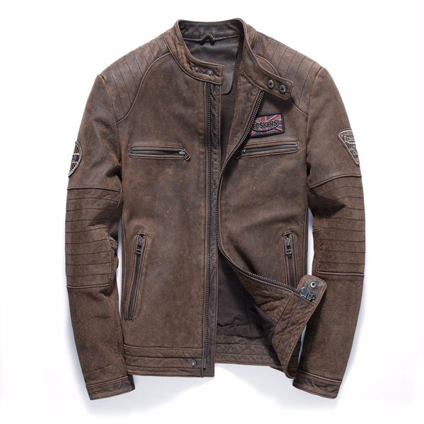 бесплатная доставка подлинных пальто толстого коровьей slim fit зима мотоцикл vintage brown мужской кожаная куртка байкер плюс размер 4xl, Black
бесплатная доставка подлинных пальто толстого коровьей slim fit зима мотоцикл vintage brown мужской кожаная куртка байкер плюс размер 4xl, Black