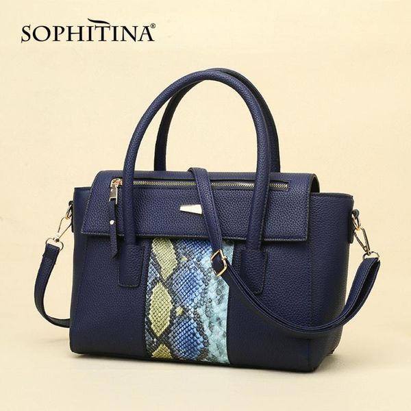sophitina fashion women handbags python print western style versatile large capacity bags adjustable shoulder strap handbags e42
sophitina fashion women handbags python print western style versatile large capacity bags adjustable shoulder strap handbags e42