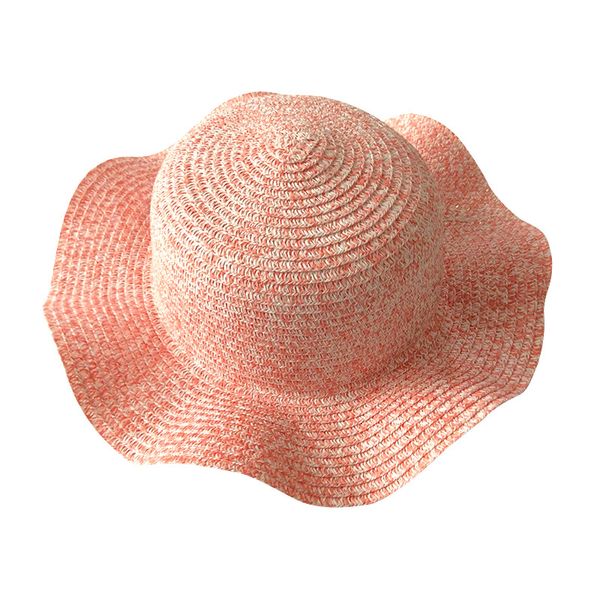 children hat summer girls wave straw hat diy sun cap for girls baby panama hats caps, Yellow
children hat summer girls wave straw hat diy sun cap for girls baby panama hats caps, Yellow