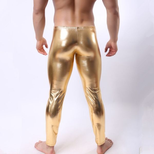 men's pants men fashion leather gold silver black night club skinny mens slim leggings compression fitness trousers for man
men's pants men fashion leather gold silver black night club skinny mens slim leggings compression fitness trousers for man
