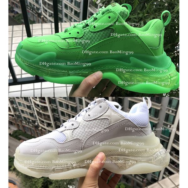 triple-s sneaker triple s casual dad shoes crystal transparent sole fashion shoes men's women fluorescent green ceahp sports designer s, Black
triple-s sneaker triple s casual dad shoes crystal transparent sole fashion shoes men's women fluorescent green ceahp sports designer s, Black