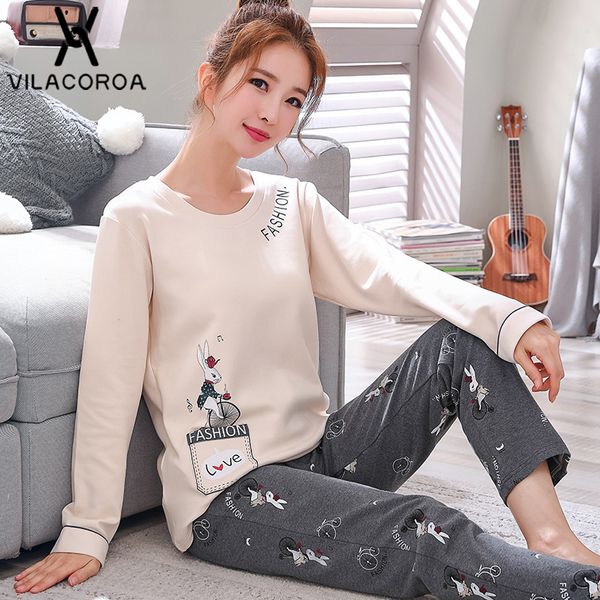 autumn new cotton printing lapel + long pant 2 piece sets pajamas set for women cute sleepwear girls pyjama l xl xxl xxxl, Black;red
autumn new cotton printing lapel + long pant 2 piece sets pajamas set for women cute sleepwear girls pyjama l xl xxl xxxl, Black;red