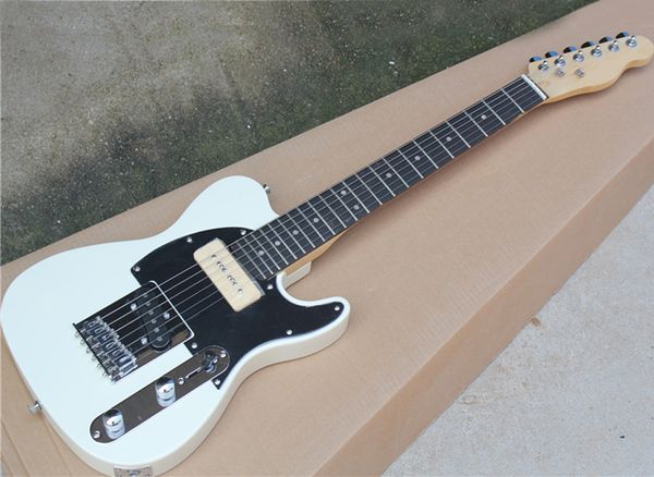 white mini travel/children's electric guitar with p 90 pickups,rosewood fretboard,can be customized
white mini travel/children's electric guitar with p 90 pickups,rosewood fretboard,can be customized