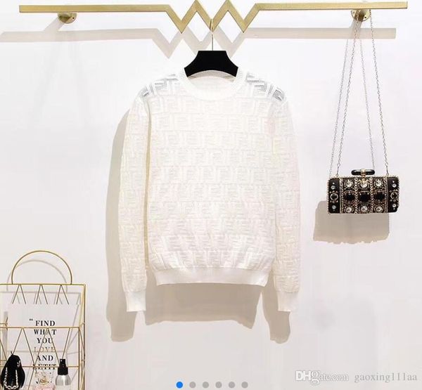 2019 new luxury women's brand sweater elegant long sleeve letter leisure knitting shirt o-neck single breasted cardigan knitted sweater
2019 new luxury women's brand sweater elegant long sleeve letter leisure knitting shirt o-neck single breasted cardigan knitted sweater