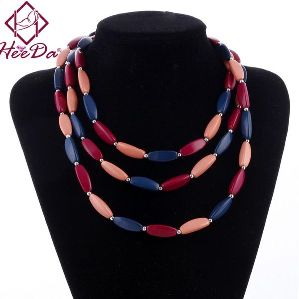 high-end boho multilayer coloful resin beads necklace retro style elegant sweater chain fashion trend graceful joker women kolye, Silver
high-end boho multilayer coloful resin beads necklace retro style elegant sweater chain fashion trend graceful joker women kolye, Silver