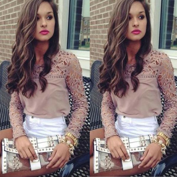 2019 осень дамы повседневная сыпучие с длинным рукавом кружева sexy выдалбливают топы блузка дряблая ранняя осень, White
2019 осень дамы повседневная сыпучие с длинным рукавом кружева sexy выдалбливают топы блузка дряблая ранняя осень, White