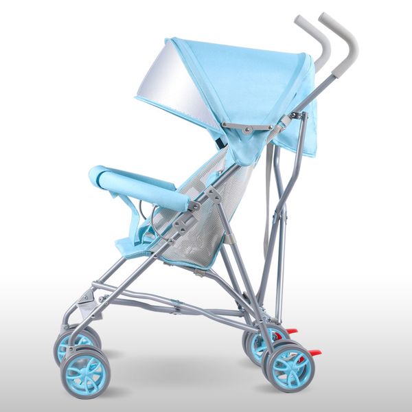 

lightweight baby stroller portable can sit semi-lying child absorber trolley summer folding baby car umbrella trolley