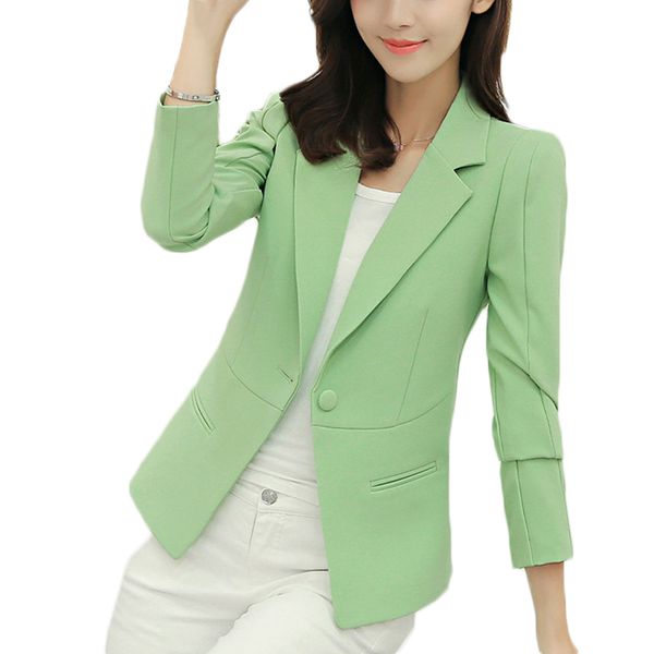 green blue women blazer ladies business office suit jackets 2019 new spring autumn single button blazer female coats s-xxl, White;black
green blue women blazer ladies business office suit jackets 2019 new spring autumn single button blazer female coats s-xxl, White;black