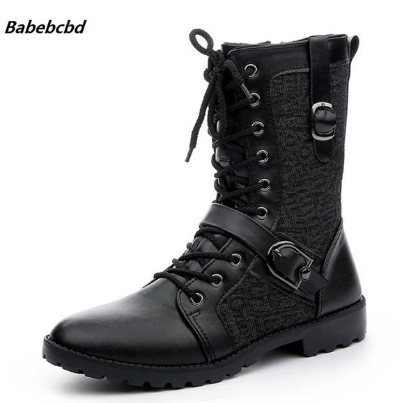 babebcbd autumn punk boots men fashion pu leather lace-up motorcycle boots black vintage high buckle shoes man
babebcbd autumn punk boots men fashion pu leather lace-up motorcycle boots black vintage high buckle shoes man