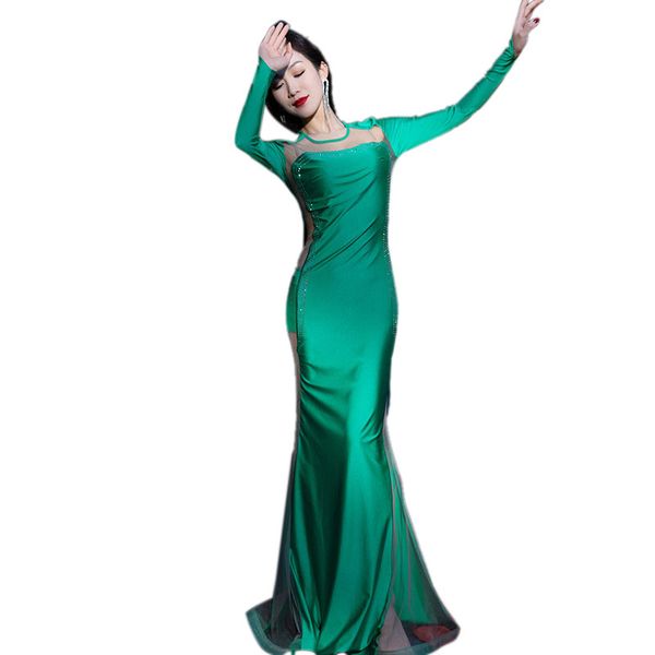 women belly dance dress bellydance practice dress dancing training clothes spandex mesh diamond costume oriental outfit, Black;red
women belly dance dress bellydance practice dress dancing training clothes spandex mesh diamond costume oriental outfit, Black;red