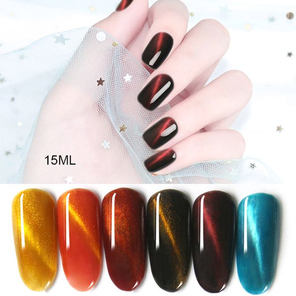 magnet nail gel 3d cat eye effect ub gel varnishes soak off magnetic nail polish for art 15ml
magnet nail gel 3d cat eye effect ub gel varnishes soak off magnetic nail polish for art 15ml