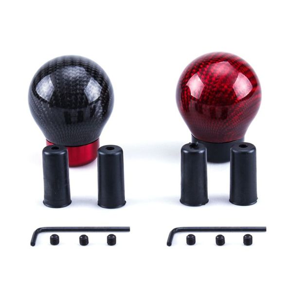 gear gear shift knob universal shifter knobs + 3 adaptors m8*1.25mm m10*1.25mm m10*1.5mm inner stick shifter round ball carbon
gear gear shift knob universal shifter knobs + 3 adaptors m8*1.25mm m10*1.25mm m10*1.5mm inner stick shifter round ball carbon