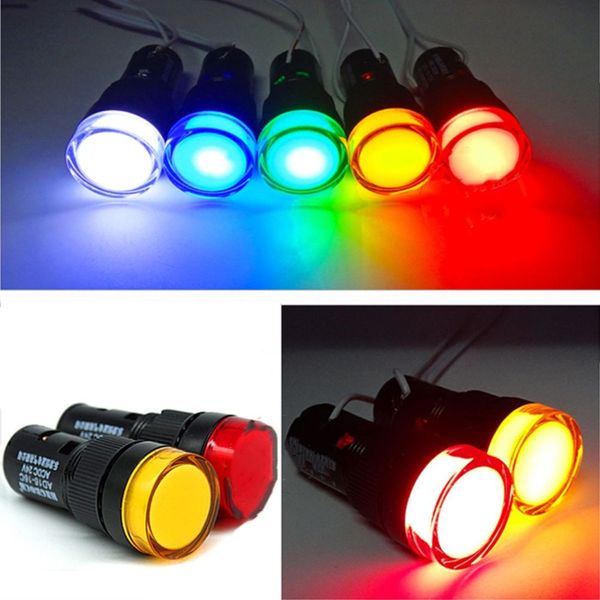 10pcs/1 set led work indicator power signal light ad16-16c red yellow green 16mm/220mm 12v 24v 220v
10pcs/1 set led work indicator power signal light ad16-16c red yellow green 16mm/220mm 12v 24v 220v