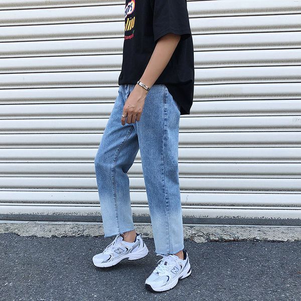 straight jeans men's fashion washed casual retro gradient jeans pants men streetwear loose hip-hop denim trousers mens s-2xl, Blue
straight jeans men's fashion washed casual retro gradient jeans pants men streetwear loose hip-hop denim trousers mens s-2xl, Blue