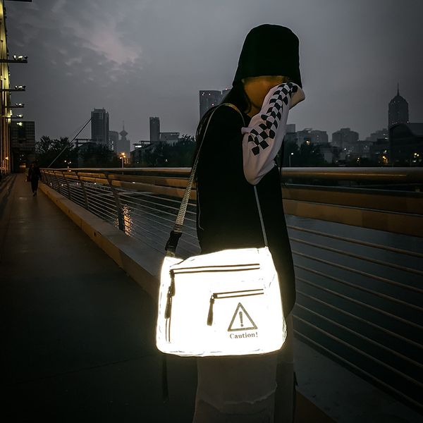 new reflective flashing men's large-capacity crossbody bag personalized shoulder bag waterproof luminous young female bags
new reflective flashing men's large-capacity crossbody bag personalized shoulder bag waterproof luminous young female bags