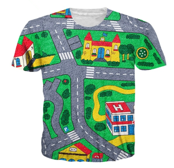 men/womens fashion funny cartoon map 3d print harajuku style t shirt plus size style outfit funny summer 3d t-shirt u1240, White;black
men/womens fashion funny cartoon map 3d print harajuku style t shirt plus size style outfit funny summer 3d t-shirt u1240, White;black