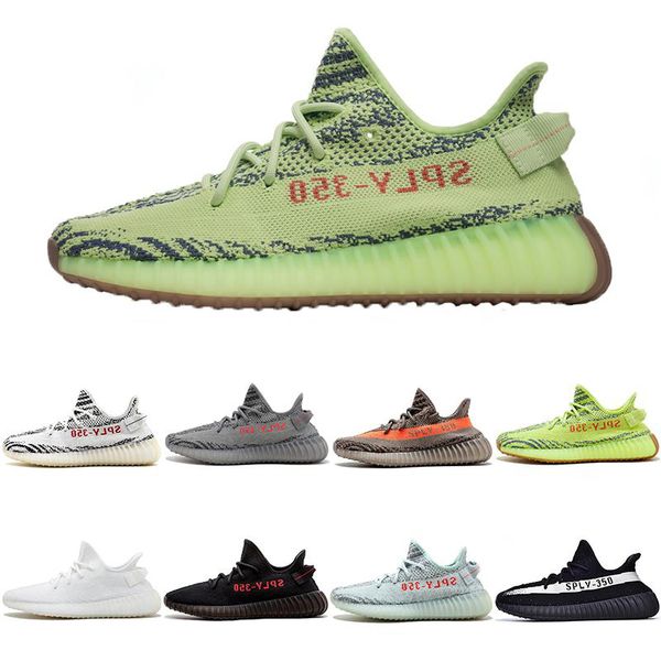 

2019 new tatic kanye we t 350 running hoe zebra black bred emi frozen yellow men women de igner neaker trainer port hoe 36 46