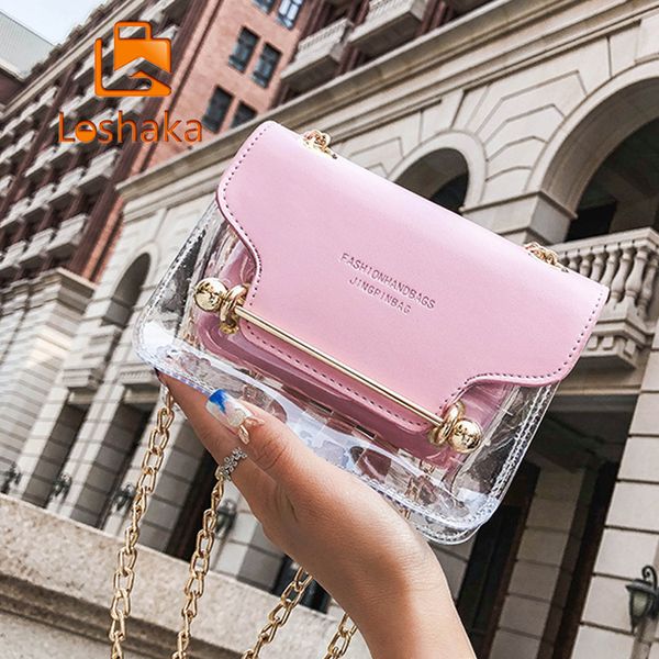 loshaka women shoulder bag fashion clean transparent casual flap bag ladies' crossbody bags new arrival messenger beach sac
loshaka women shoulder bag fashion clean transparent casual flap bag ladies' crossbody bags new arrival messenger beach sac
