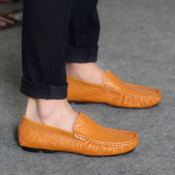 men casual loafers moccasins men shoes slip on casual cow suede leather breathable boats shoe chaussures hommes, Black
men casual loafers moccasins men shoes slip on casual cow suede leather breathable boats shoe chaussures hommes, Black
