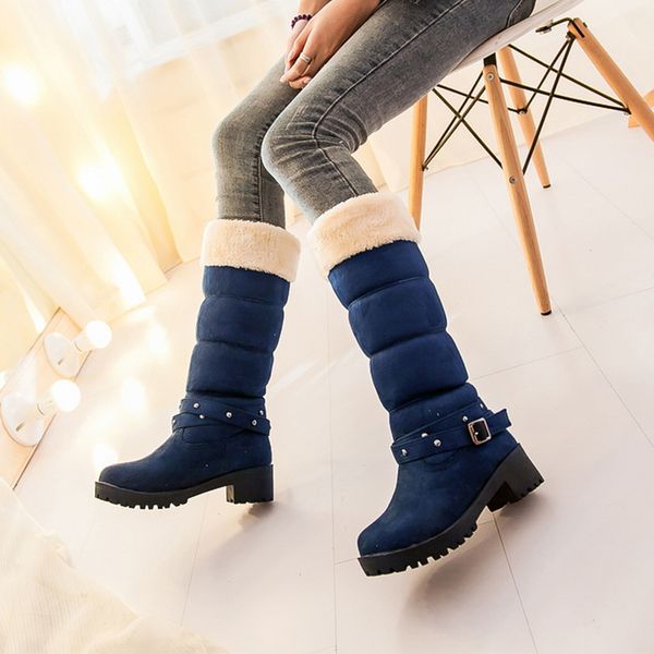 lapolaka 2018 wholesale plus size 34-43 women snow boots shoes winter plush russia warm fur chunky heel boots shoes woman, Black
lapolaka 2018 wholesale plus size 34-43 women snow boots shoes winter plush russia warm fur chunky heel boots shoes woman, Black