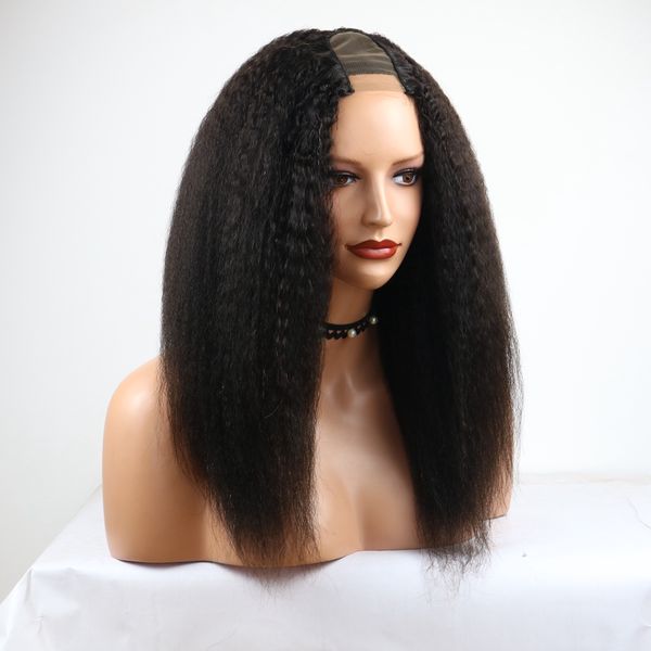 mongolian kinky straight u part human hair wigs for black women middle open u part afro kinky straight wigs with full end, Black;brown
mongolian kinky straight u part human hair wigs for black women middle open u part afro kinky straight wigs with full end, Black;brown
