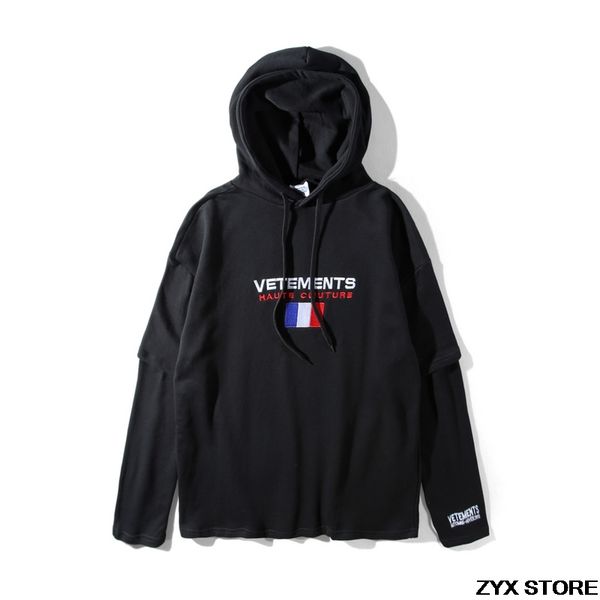 лучшая версия высокое качество vetements женщины мужчины толстовки кофты хип-хоп франция флаг vetements логотип вышить толстовки пуловер, Black
лучшая версия высокое качество vetements женщины мужчины толстовки кофты хип-хоп франция флаг vetements логотип вышить толстовки пуловер, Black