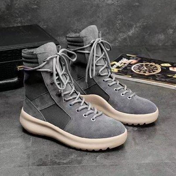 kanye brand high boots fear of god military sneakers hight army boots men and women fashion shoes martin boots 38-45 y0, Black
kanye brand high boots fear of god military sneakers hight army boots men and women fashion shoes martin boots 38-45 y0, Black