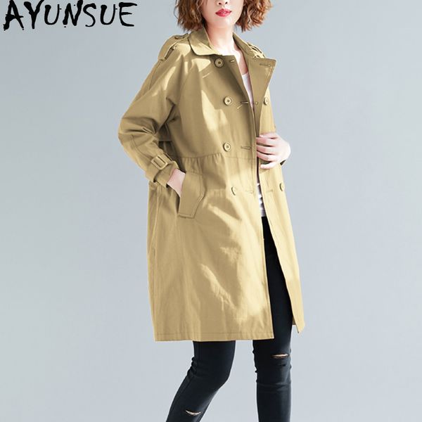 trench coat for women clothes 2019 plus size women's windbreaker korean long trench coats spring autumn overcoat women csn0062, Tan;black
trench coat for women clothes 2019 plus size women's windbreaker korean long trench coats spring autumn overcoat women csn0062, Tan;black