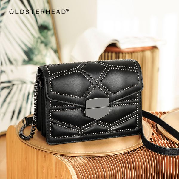 laorentou simple black ladies shoulder bag fashion flap bag for women cowhide leather plaid crossbody female messenger
laorentou simple black ladies shoulder bag fashion flap bag for women cowhide leather plaid crossbody female messenger