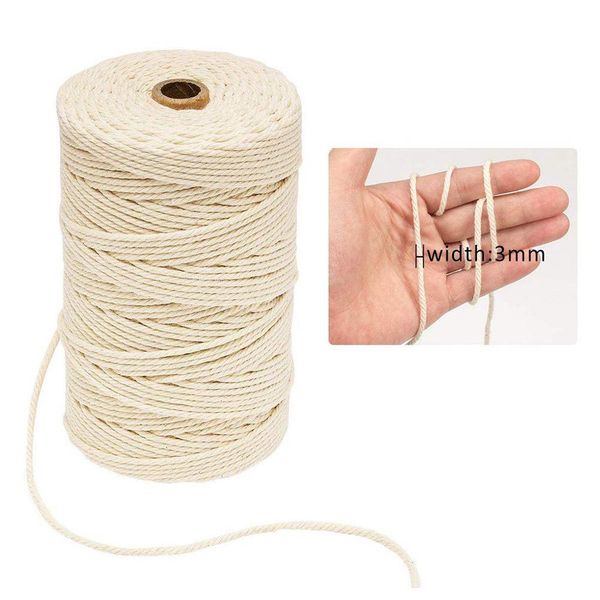 3mmx200m white cotton cord natural beige twisted cord rope cotton string packing craft rope diy handmade home decor supply, Black;white
3mmx200m white cotton cord natural beige twisted cord rope cotton string packing craft rope diy handmade home decor supply, Black;white
